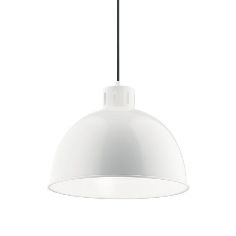 Kichler 52153WH One Light Pendant, White (2)