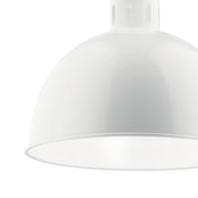 Kichler 52153WH One Light Pendant, White (3)
