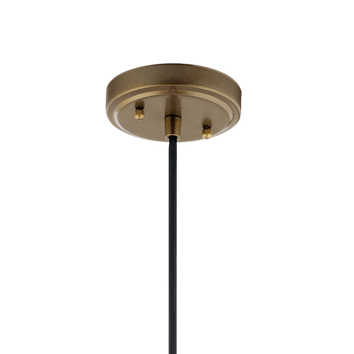 Kichler 52176NBR One Light Pendant, Natural Brass (4)