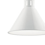 Kichler 52176WH One Light Pendant, White (3)