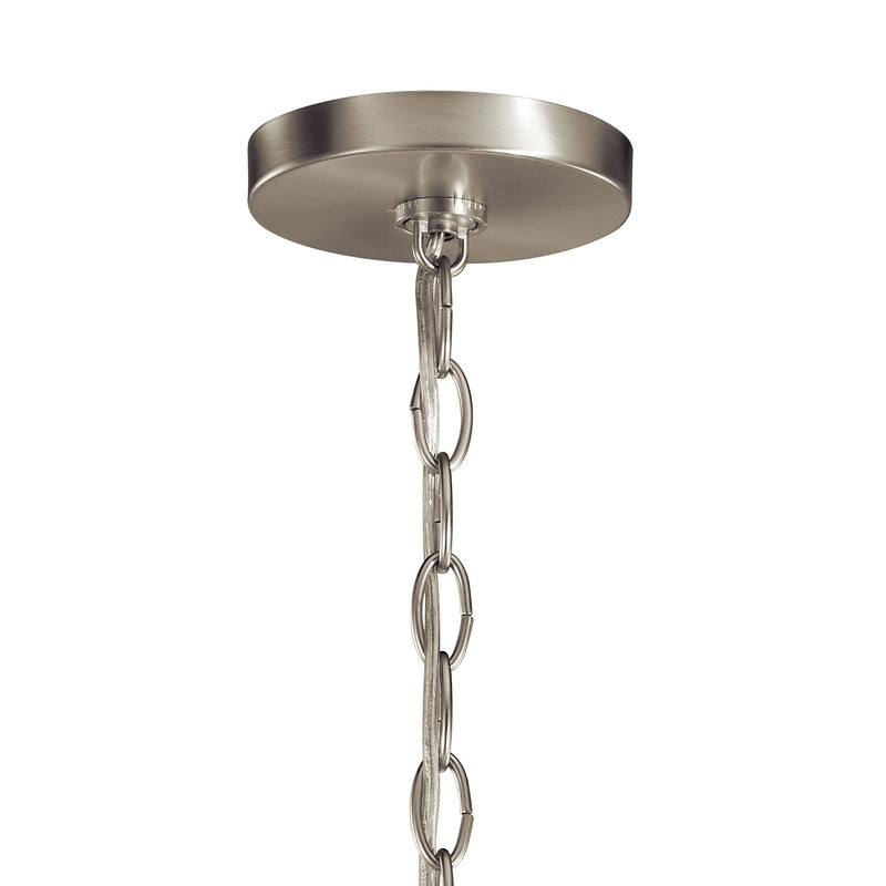 Kichler 52304NI Six Light Chandelier, Brushed Nickel (5)