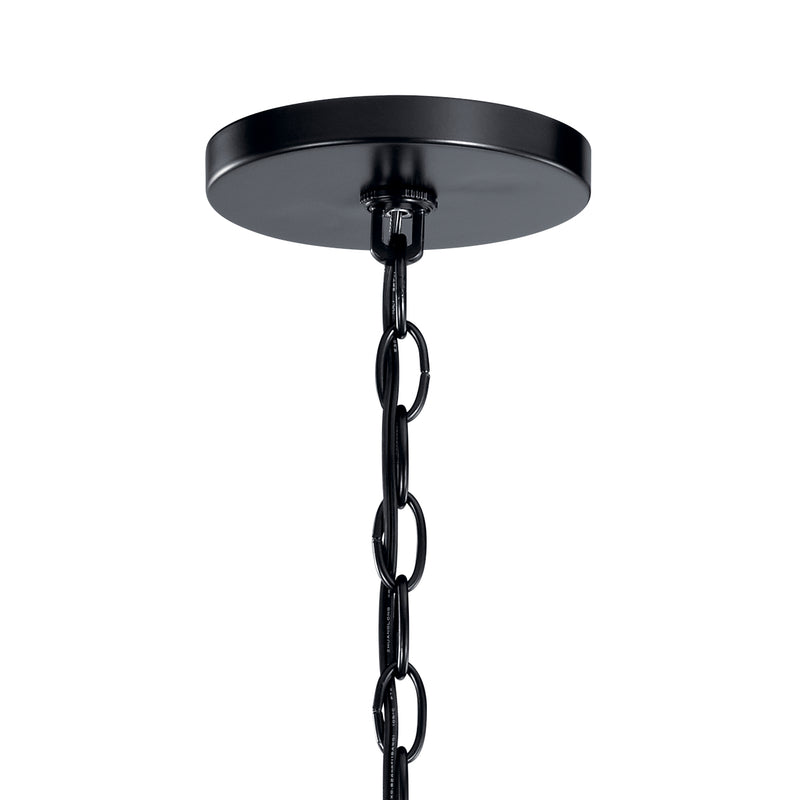 Kichler 52305BK 12 Light Chandelier, Black (4)