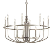 Kichler 52305NI 12 Light Chandelier, Brushed Nickel (2)