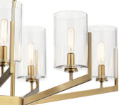 Kichler 52315BNB Eight Light Chandelier, Brushed Natural Brass (3)