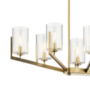 Kichler 52315BNB Eight Light Chandelier, Brushed Natural Brass (4)