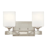 Kichler 55001NI Two Light Bath, Brushed Nickel (2)