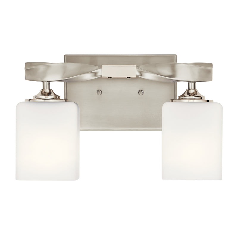 Kichler 55001NI Two Light Bath, Brushed Nickel (3)
