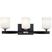 Kichler 55002BK Three Light Bath, Black (2)