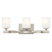 Kichler 55002NI Three Light Bath, Brushed Nickel (2)