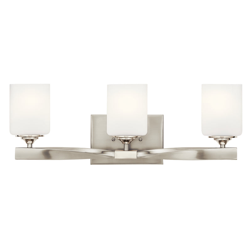 Kichler 55002NI Three Light Bath, Brushed Nickel (2)