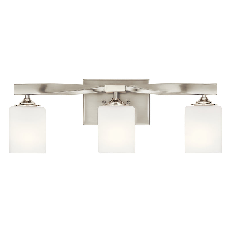 Kichler 55002NI Three Light Bath, Brushed Nickel (3)