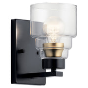 Kichler 55010BK One Light Wall Sconce, Black (2)