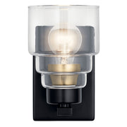 Kichler 55010BK One Light Wall Sconce, Black (5)