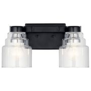 Kichler 55011BK Two Light Bath, Black (3)