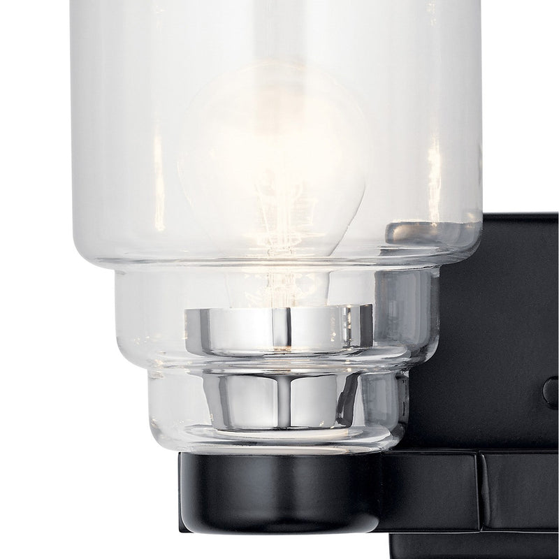 Kichler 55011BK Two Light Bath, Black (5)