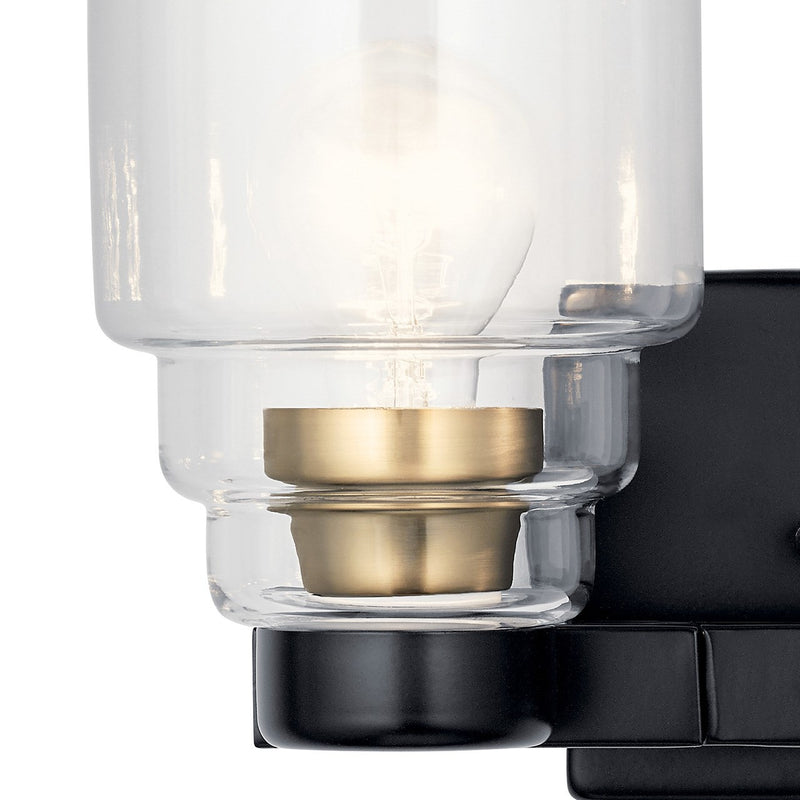 Kichler 55011BK Two Light Bath, Black (6)