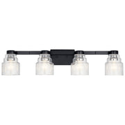 Kichler 55013BK Four Light Bath, Black (3)