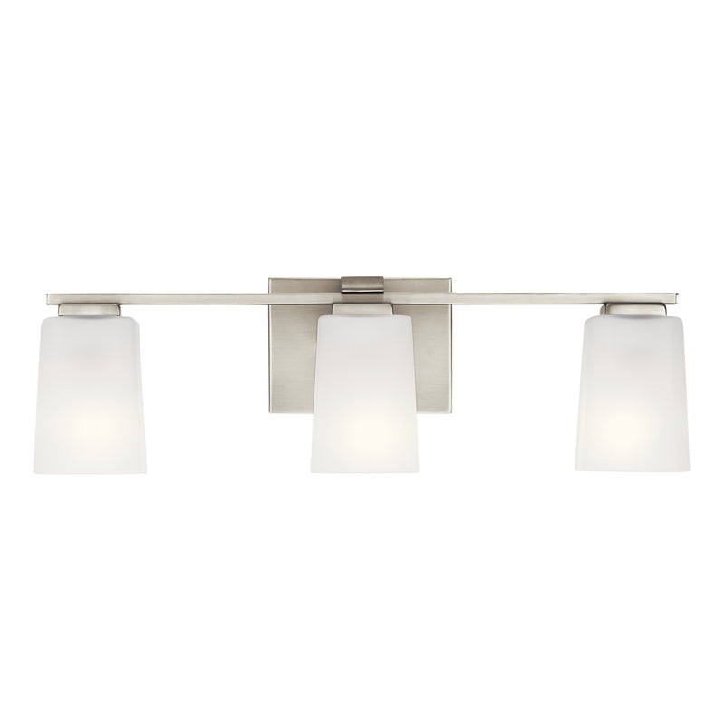 Kichler 55017NI Three Light Bath, Brushed Nickel (3)