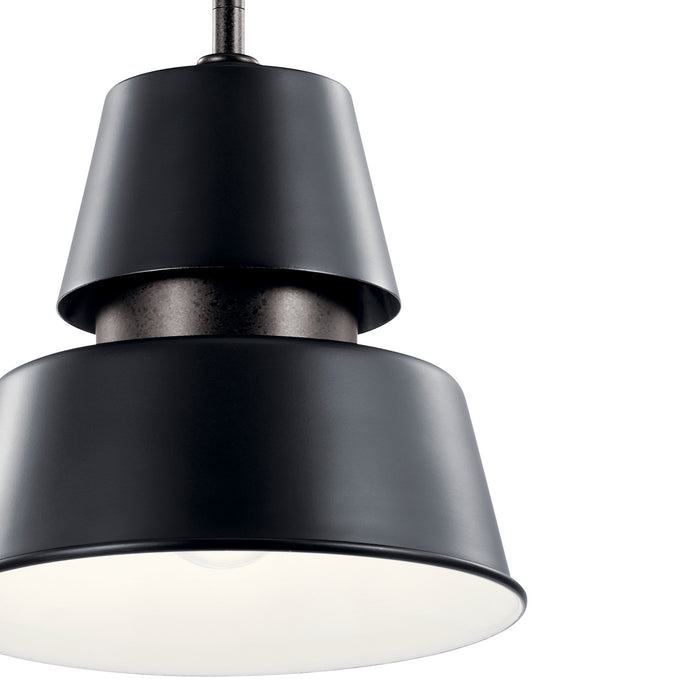 Kichler 59003BK Lozano One Light Outdoor Pendant, Black Alternate Image.jpg