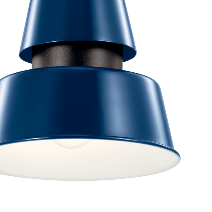 Kichler 59003CBL Lozano One Light Outdoor Pendant, Catalina Blue Alternate Image 3.jpg