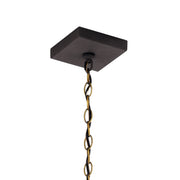 Kichler 59008WZC One Light Outdoor Pendant/Semi Flush, Weathered Zinc (4)