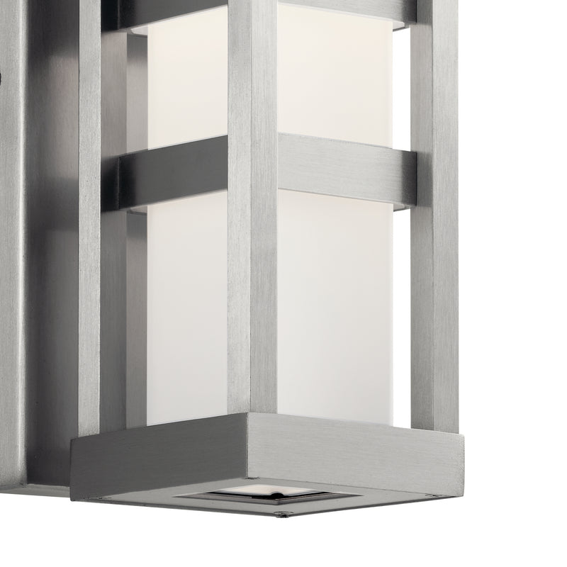 Kichler 59035BALED LED Outdoor Wall Mount, Brushed Aluminum (2)