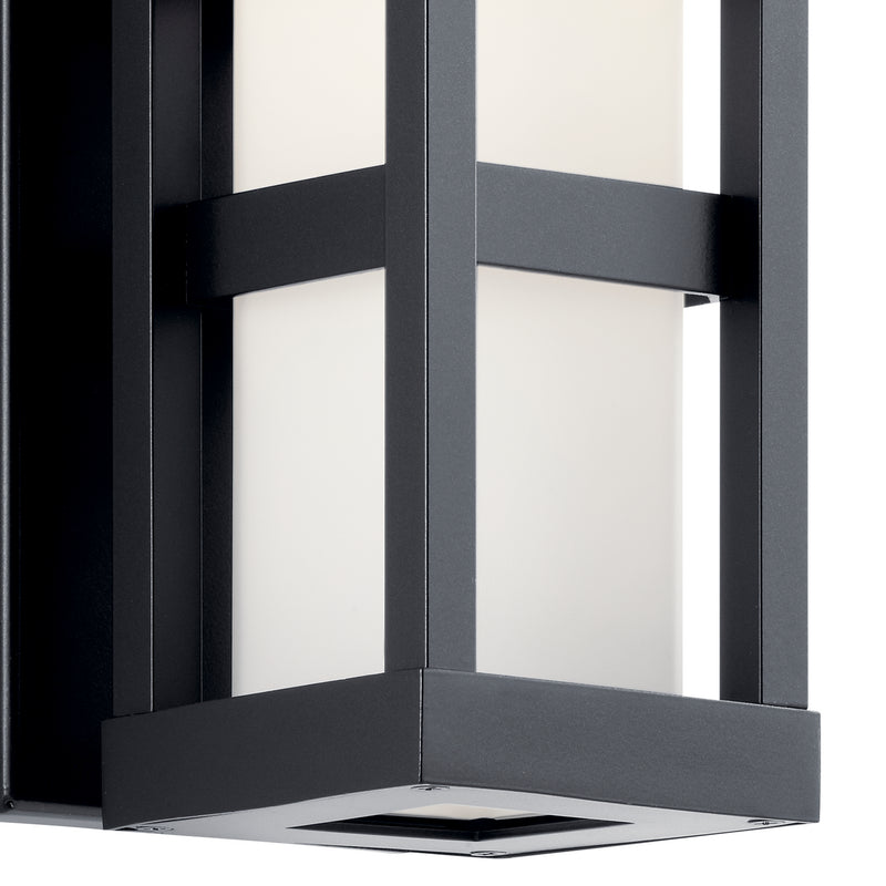 Kichler 59035BKLED LED Outdoor Wall Mount, Black (2)