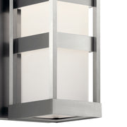 Kichler 59036BALED LED Outdoor Wall Mount, Brushed Aluminum (2)