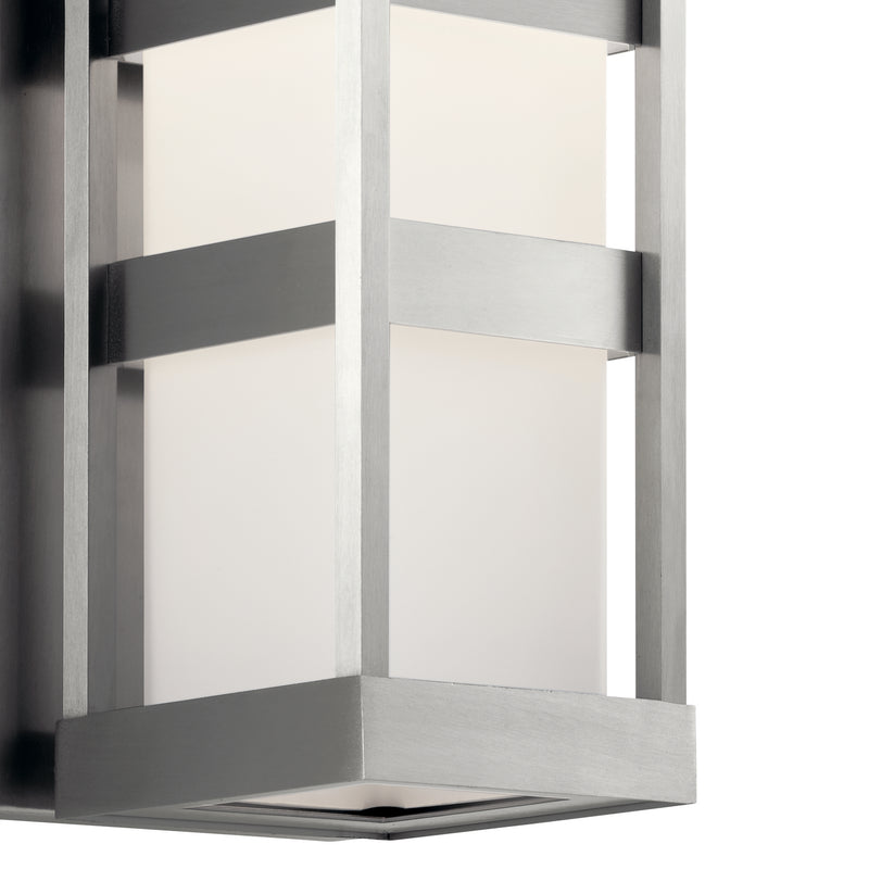 Kichler 59036BALED LED Outdoor Wall Mount, Brushed Aluminum (2)