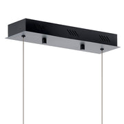 Kichler 83593MBK LED Linear Chandelier, Matte Black (4)