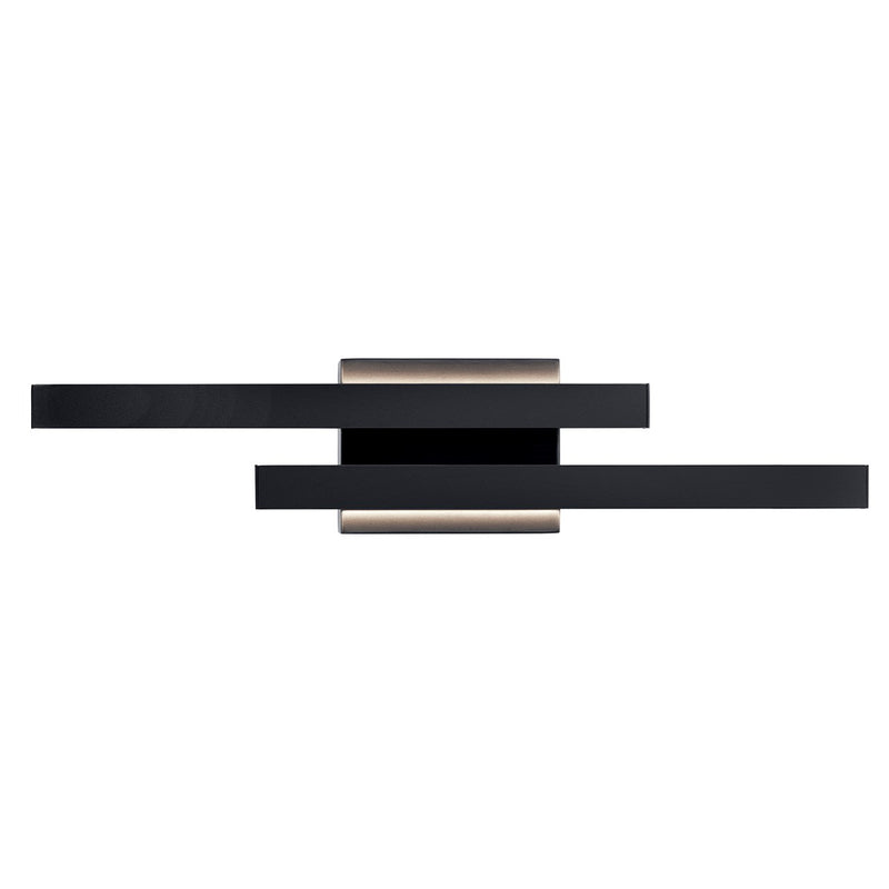 Kichler 83702MBK LED Wall Sconce, Matte Black (2)