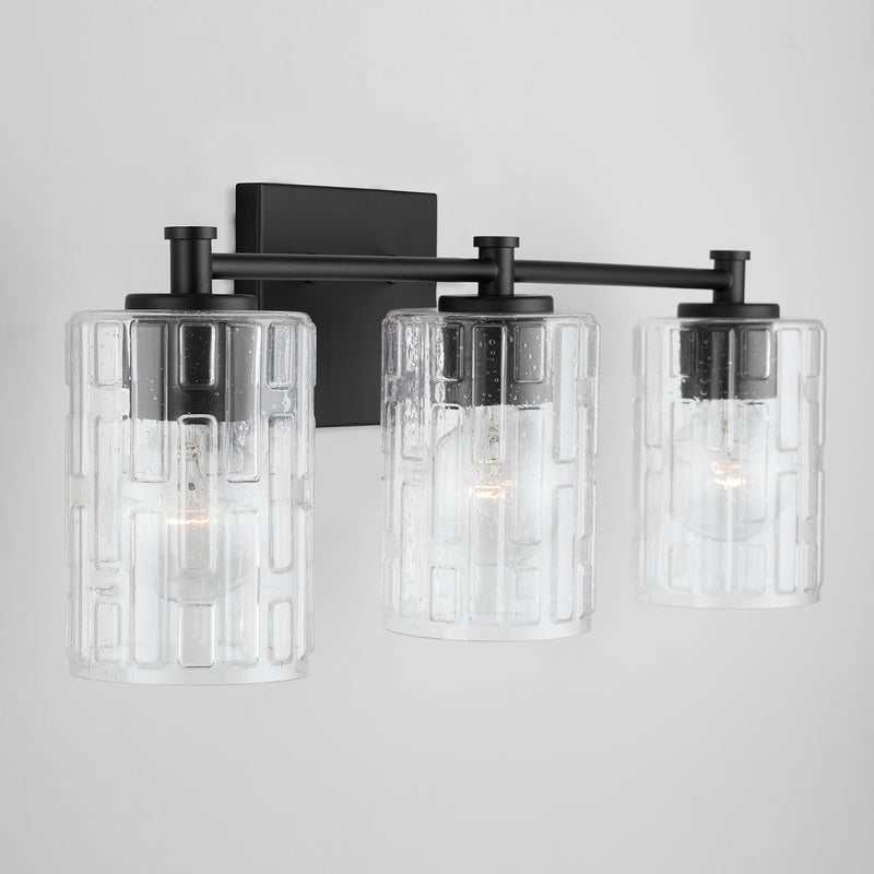 Capital Lighting 138331MB-491 Emerson Three Light Vanity, Matte Black Alternate Image 4.jpg