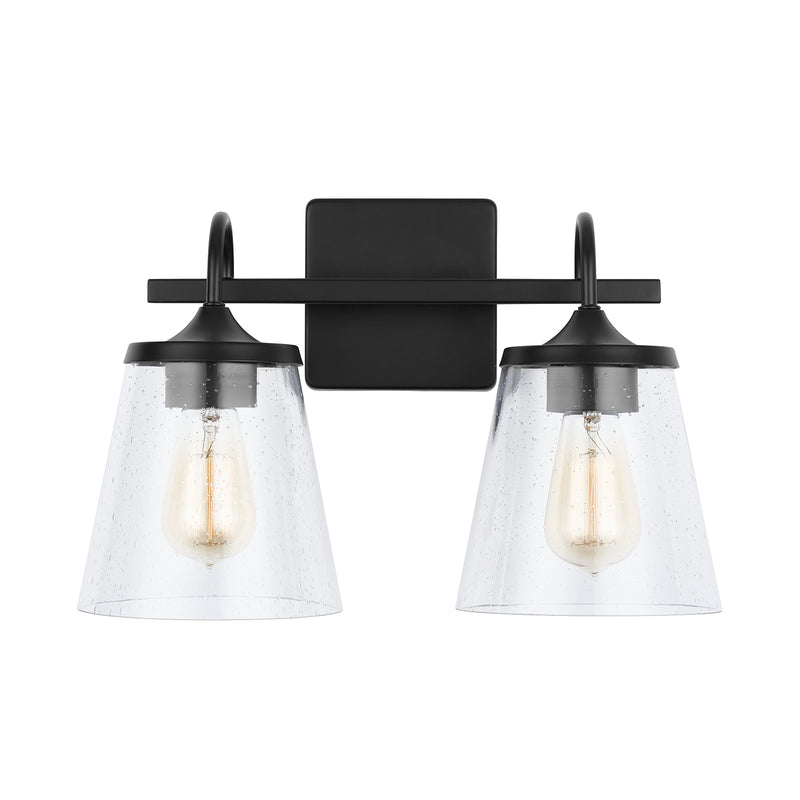 Capital Lighting 139122MB-496 Jayne Two Light Vanity, Matte Black Alternate Image 2.jpg