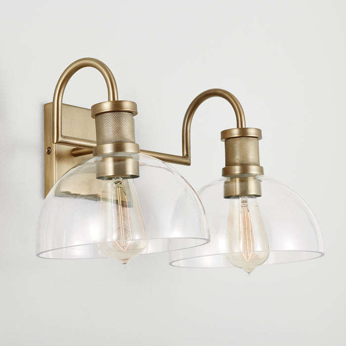 Capital Lighting 139123AD-497 Cassidy Two Light Vanity, Aged Brass Alternate Image 4.jpg