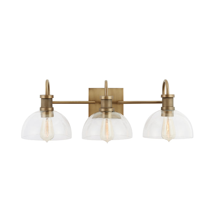 Capital Lighting 139133AD-497 Cassidy Three Light Vanity, Aged Brass Alternate Image 2.jpg