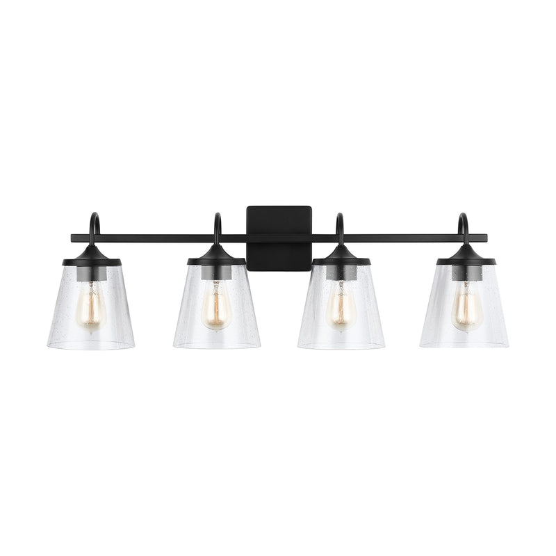 Capital Lighting 139142MB-496 Jayne Four Light Vanity, Matte Black Alternate Image 2.jpg