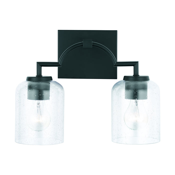 Capital Lighting 139321MB-500 Carter Two Light Vanity, Matte Black Alternate Image 2.jpg