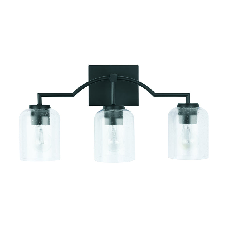 Capital Lighting 139331MB-500 Carter Three Light Vanity, Matte Black Alternate Image 2.jpg