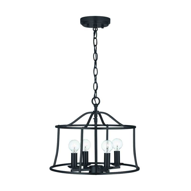 Capital Lighting 239541MB Cameron Four Light Flush and Semi-Flush, Matte Black Alternate Image.jpg