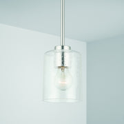 Capital Lighting 328511BN-449 Greyson One Light Pendant, Brushed Nickel Alternate Image 2.jpg