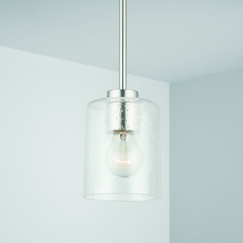 Capital Lighting 328511BN-449 Greyson One Light Pendant, Brushed Nickel Alternate Image 2.jpg