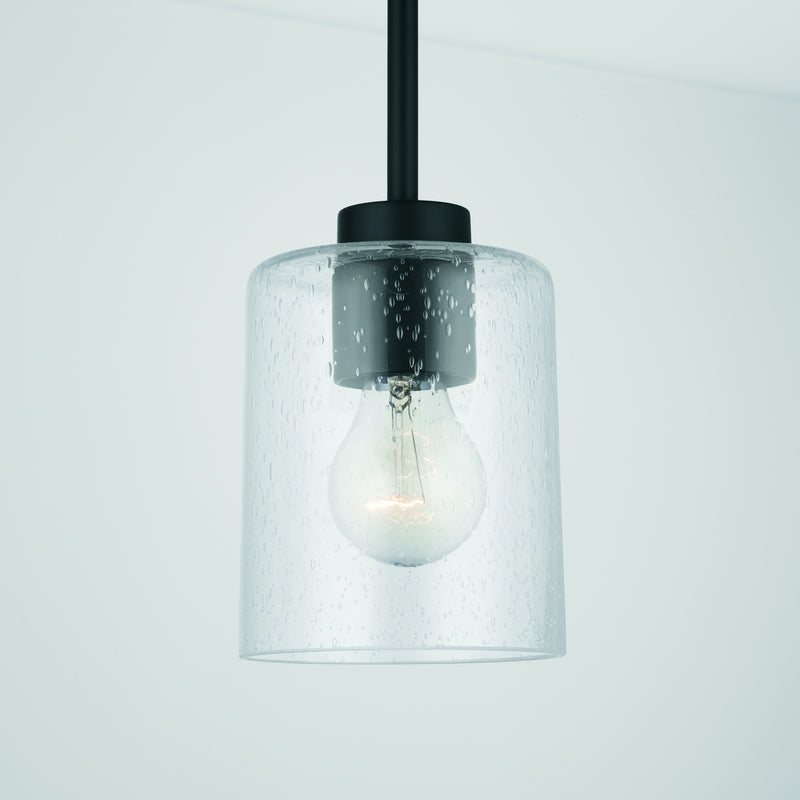 Capital Lighting 328511MB-449 Greyson One Light Pendant, Matte Black Alternate Image 3.jpg