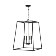 Capital Lighting 337341BI Clint Four Light Pendant, Black Iron Alternate Image.jpg