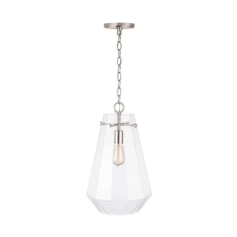 Capital Lighting 338316BN Lee One Light Pendant, Brushed Nickel Alternate Image.jpg