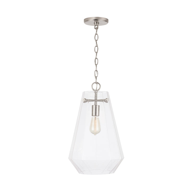 Capital Lighting 338316BN Lee One Light Pendant, Brushed Nickel Alternate Image 2.jpg