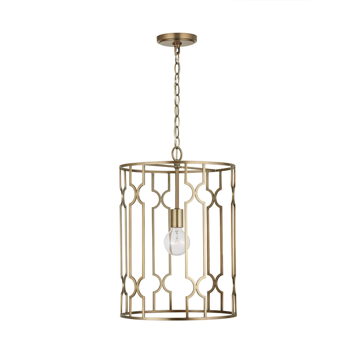 Capital Lighting 338911AD Jordyn One Light Pendant, Aged Brass Alternate Image.jpg