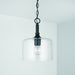 Capital Lighting 339311MB Carter One Light Pendant, Matte Black Alternate Image 2.jpg