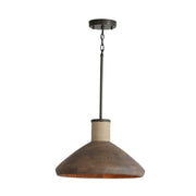 Capital Lighting 340313YG Jacob One Light Pendant, Grey Wash and Grey Iron Alternate Image.jpg