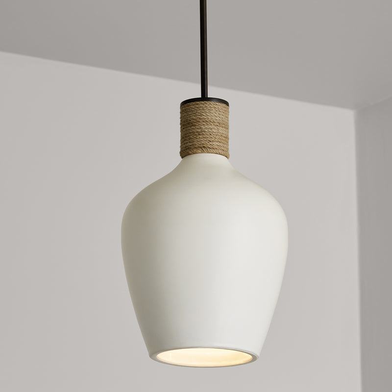 Capital Lighting 340614PW Destin One Light Pendant, Dark Pewter Alternate Image.jpg
