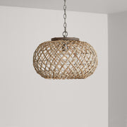 Capital Lighting 340811GK Rainey One Light Pendant, Grey Wash and Antique Nickel Alternate Image 2.jpg